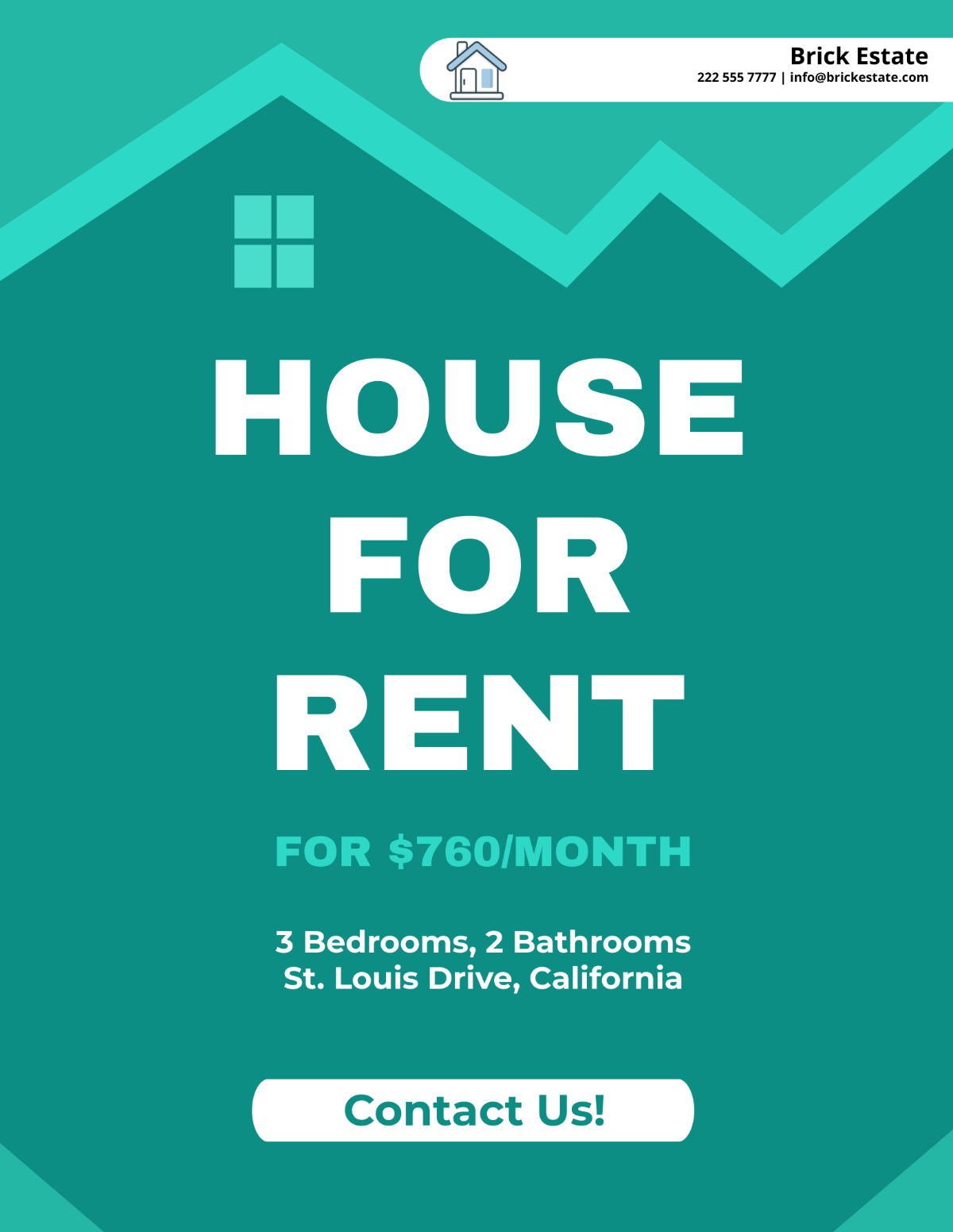 House For Rent Flyer Template - Edit Online & Download