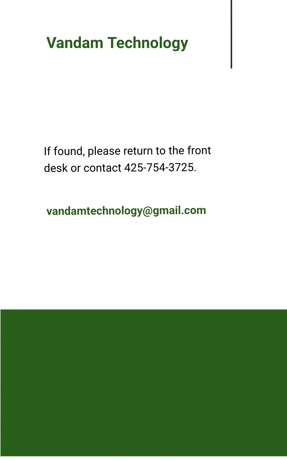 Free Corporate Portrait/Horizontal ID Card Template to Edit Online