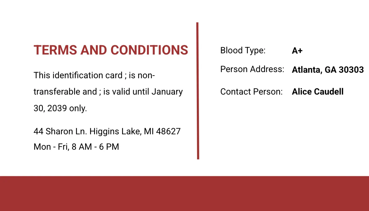 Free Fitness ID Card Template to Edit Online