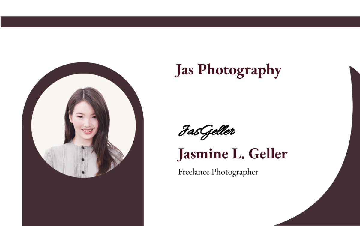 Freelance Photographer ID Card