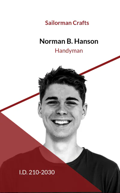Free Handymen ID Card Template to Edit Online