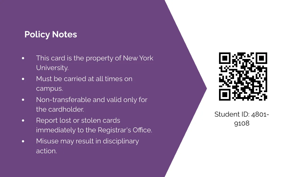 Free Horizontal Employee ID Card Template to Edit Online