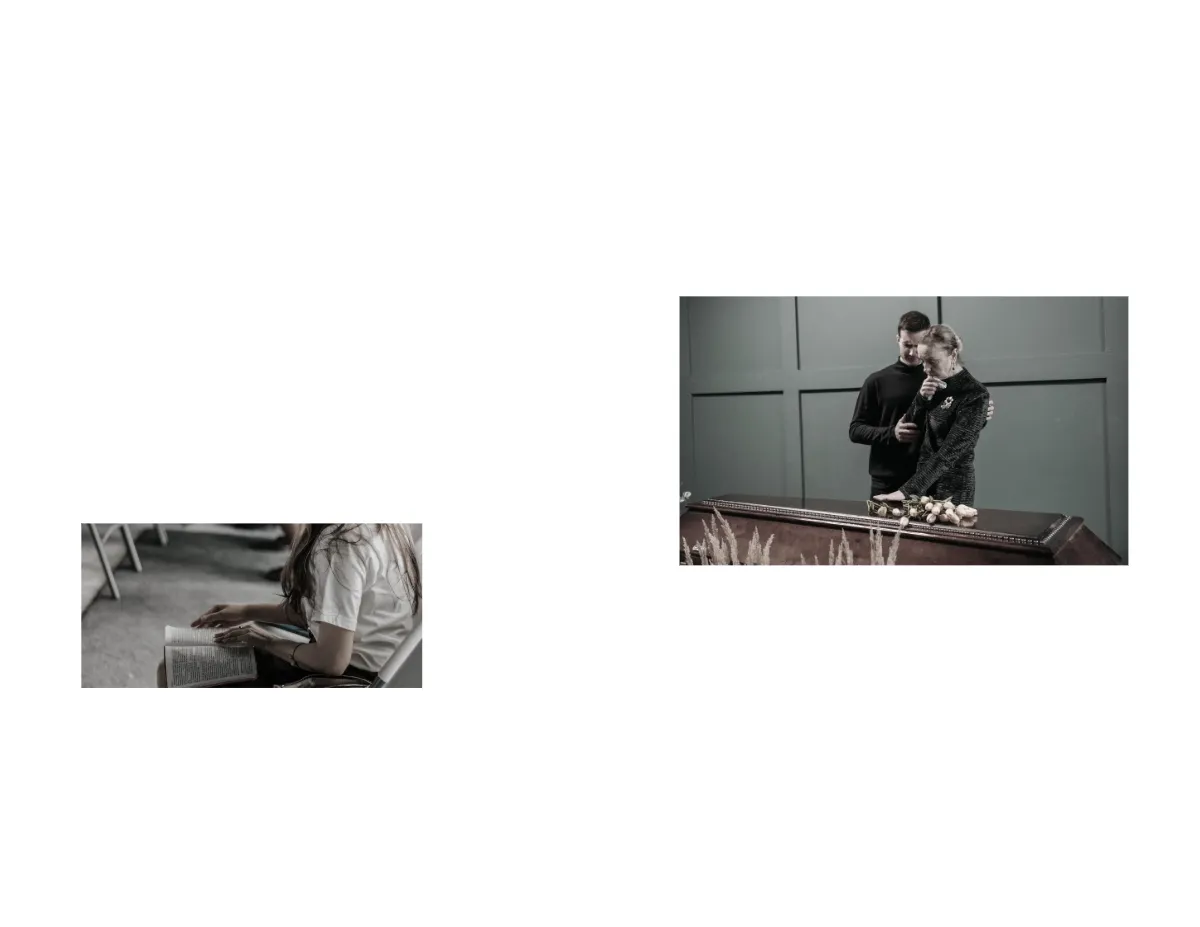 Free Funeral Event Bi-Fold Brochure Template to Edit Online