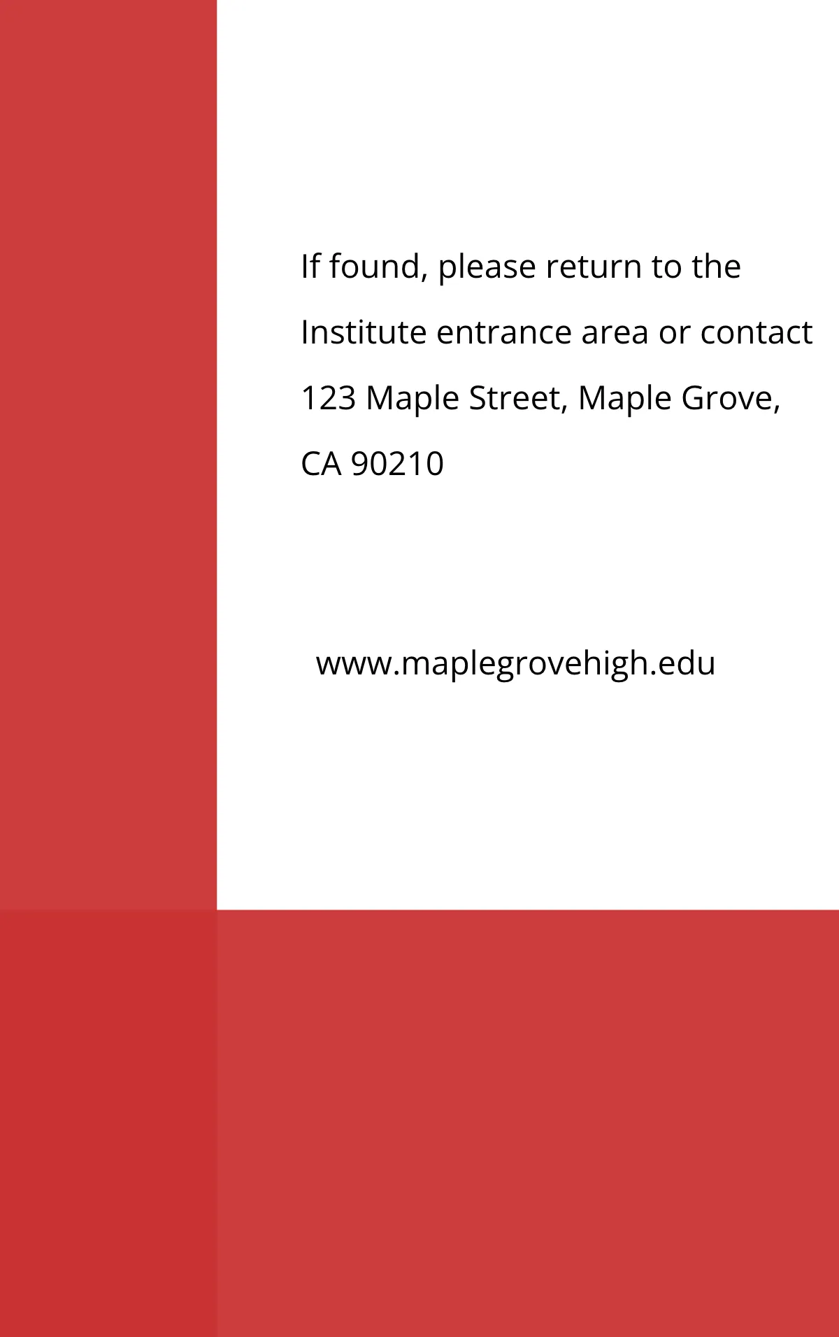 Free Charter School ID Card Template to Edit Online