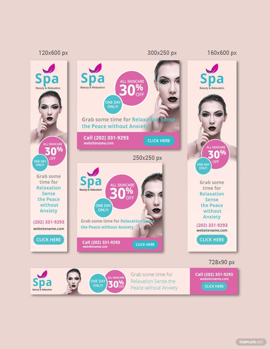 Spa Ad Banner Template