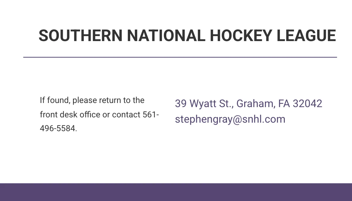 Free League ID Card Template to Edit Online