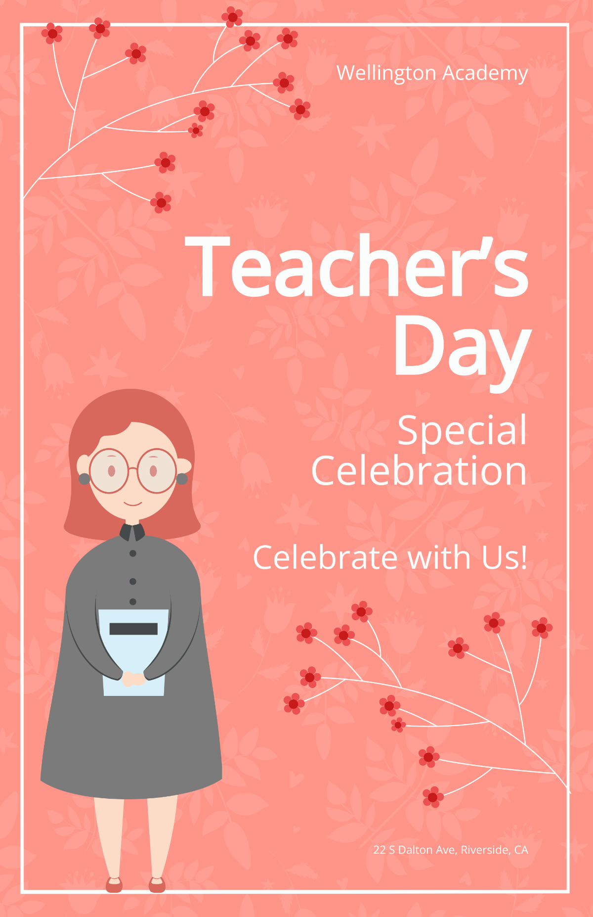Teacher's Day Special Poster Template