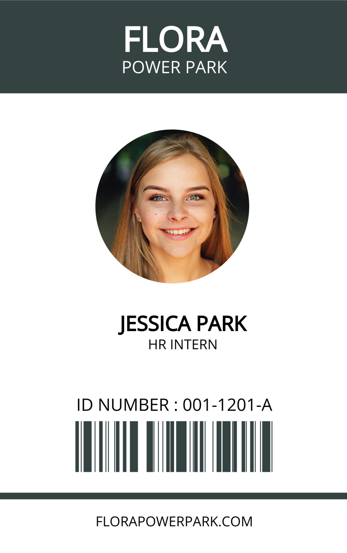 Free Park ID Card Template