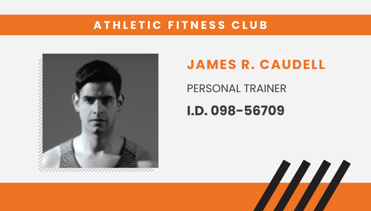 Personal Trainer ID Card Template - Edit Online & Download