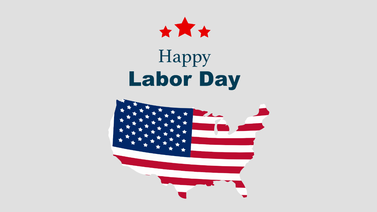 Free Labor Day Holiday Background Template