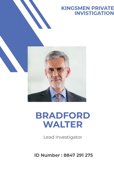 Free Private Investigator ID Card Template to Edit Online