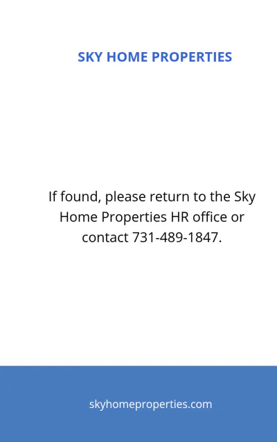 Free Professional Real Estate ID Card Template to Edit Online