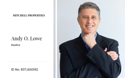 Free Real Estate Consultant ID Card Template to Edit Online