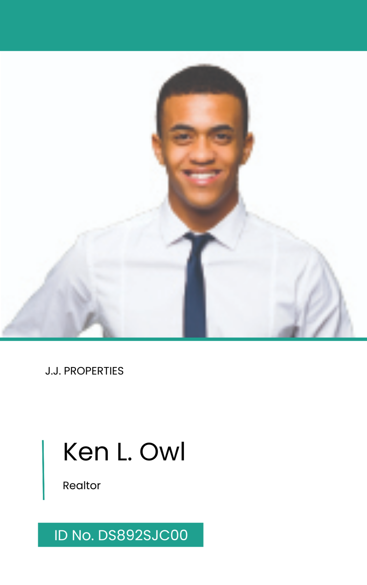 Free Realtor ID Card Template Edit Online Download Template