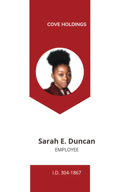 Free Printable Department ID Card Template to Edit Online