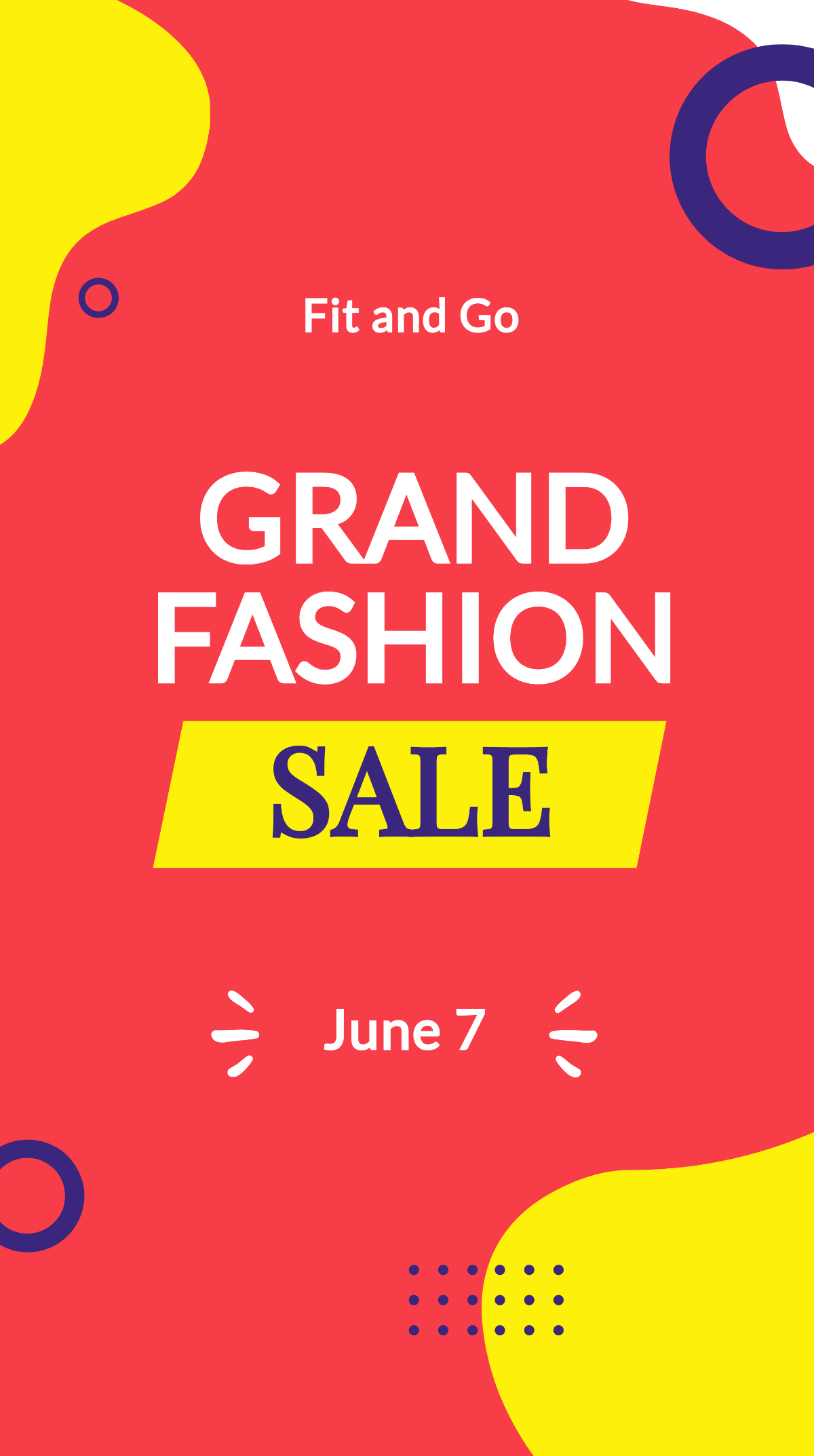 Grand Fashion Sale Whatsapp Post