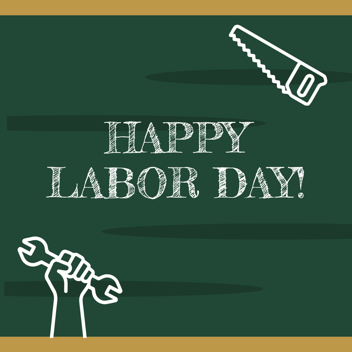 Happy Labor Day Chalkboard Clip Art