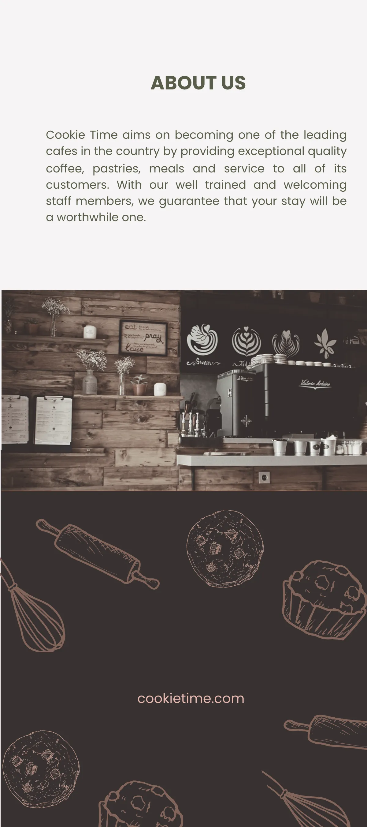 Free Cookie Shop DL Card Template to Edit Online