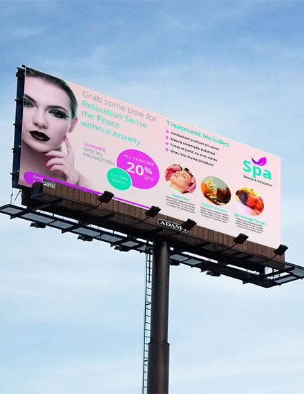 free spa billboard banner template download 41 banners in psd