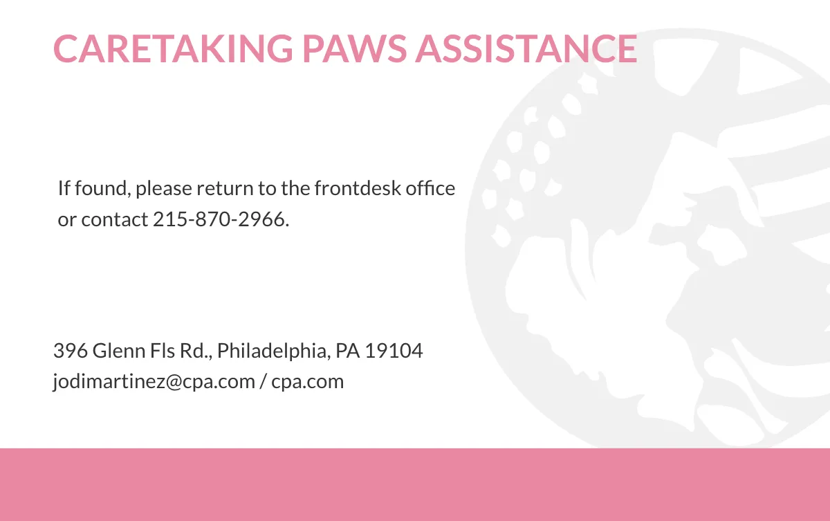 Free Service Dog ID Card Template to Edit Online