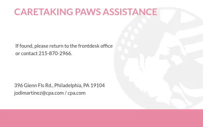 Free Service Dog ID Card Template to Edit Online