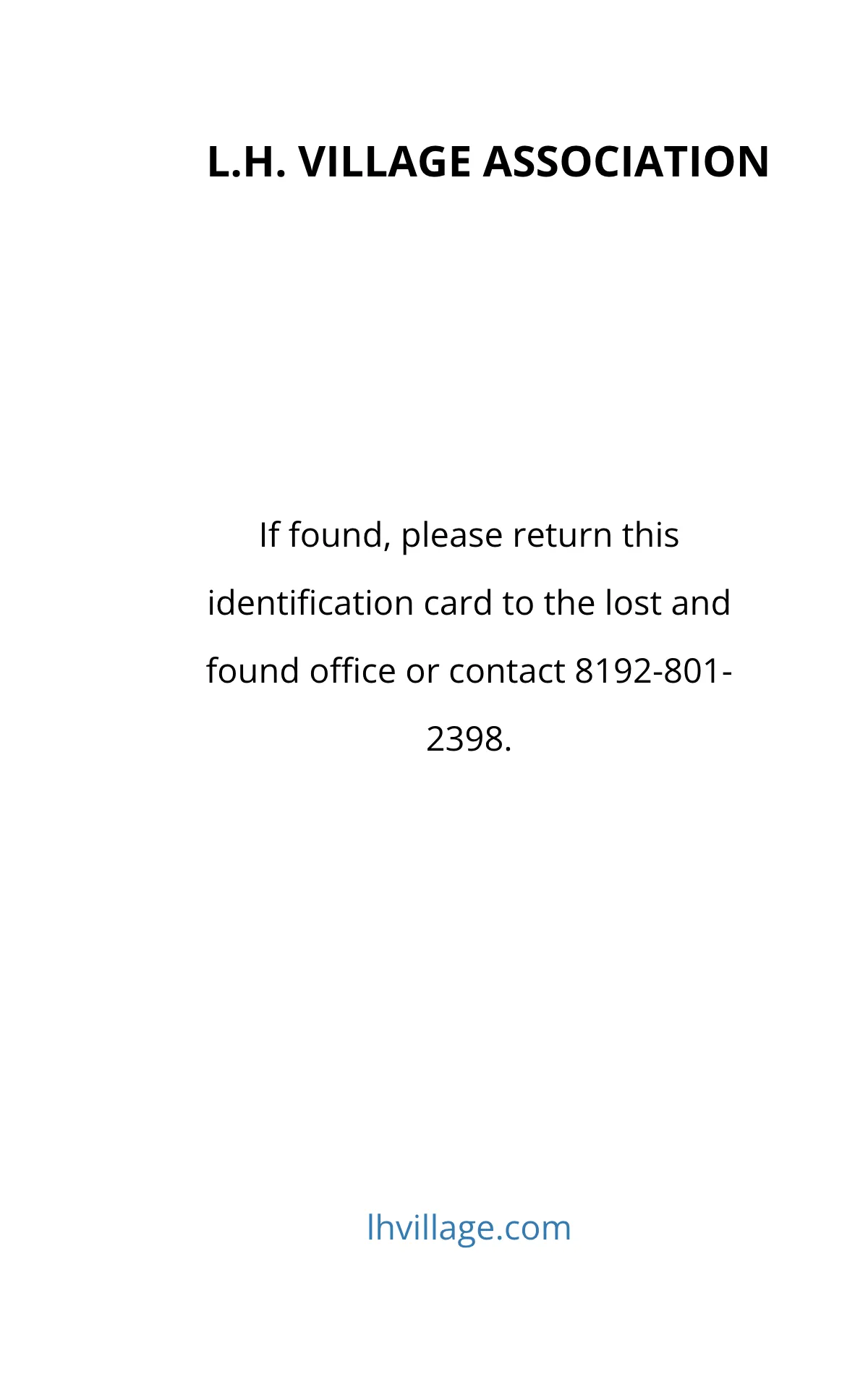 Free Simple Association ID Card Template to Edit Online