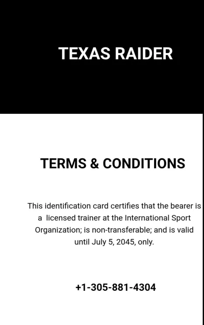 Free Simple sports ID Card Template to Edit Online