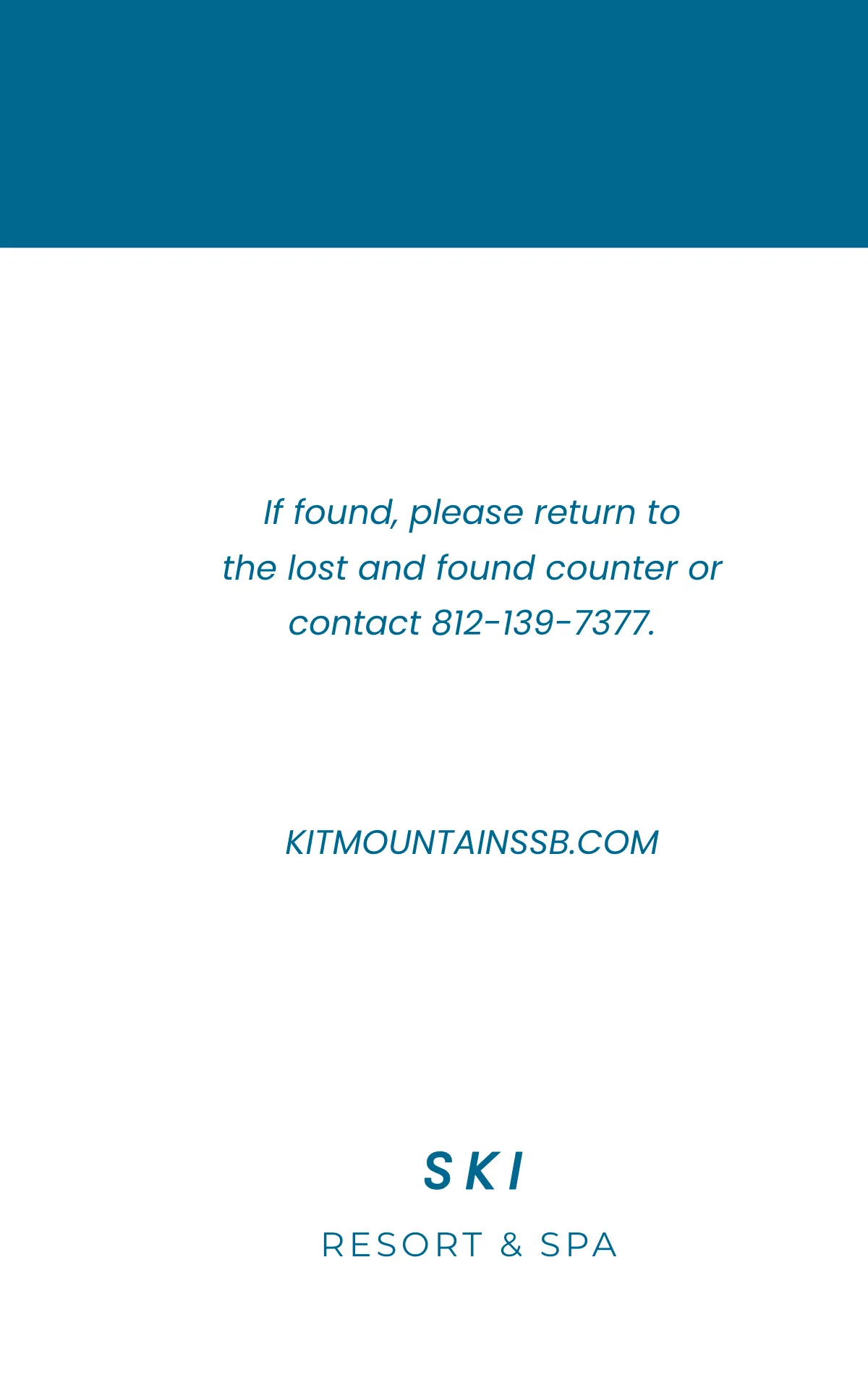 Free Sample Ski Resort ID Card Template to Edit Online