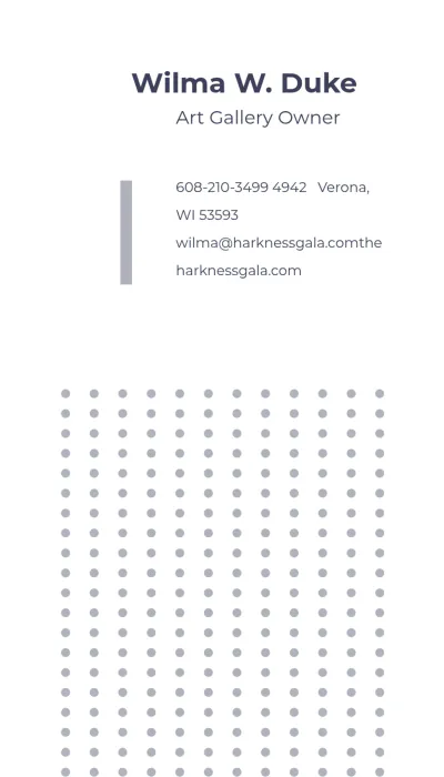 Free Artistic Business Card Template to Edit Online