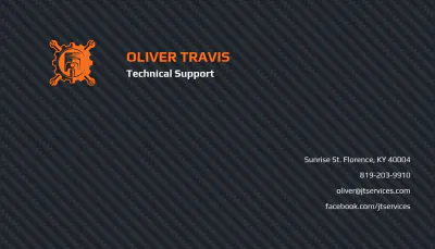 Free Carbon Business Card Template to Edit Online