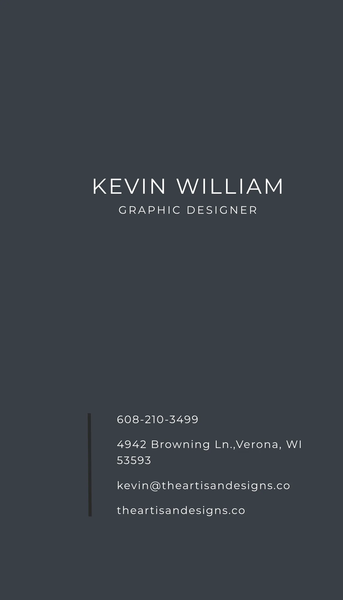 Free Creative Designer Business Card Template to Edit Online