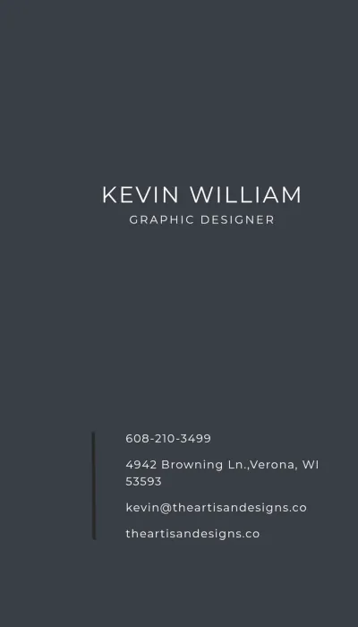 Free Creative Designer Business Card Template to Edit Online