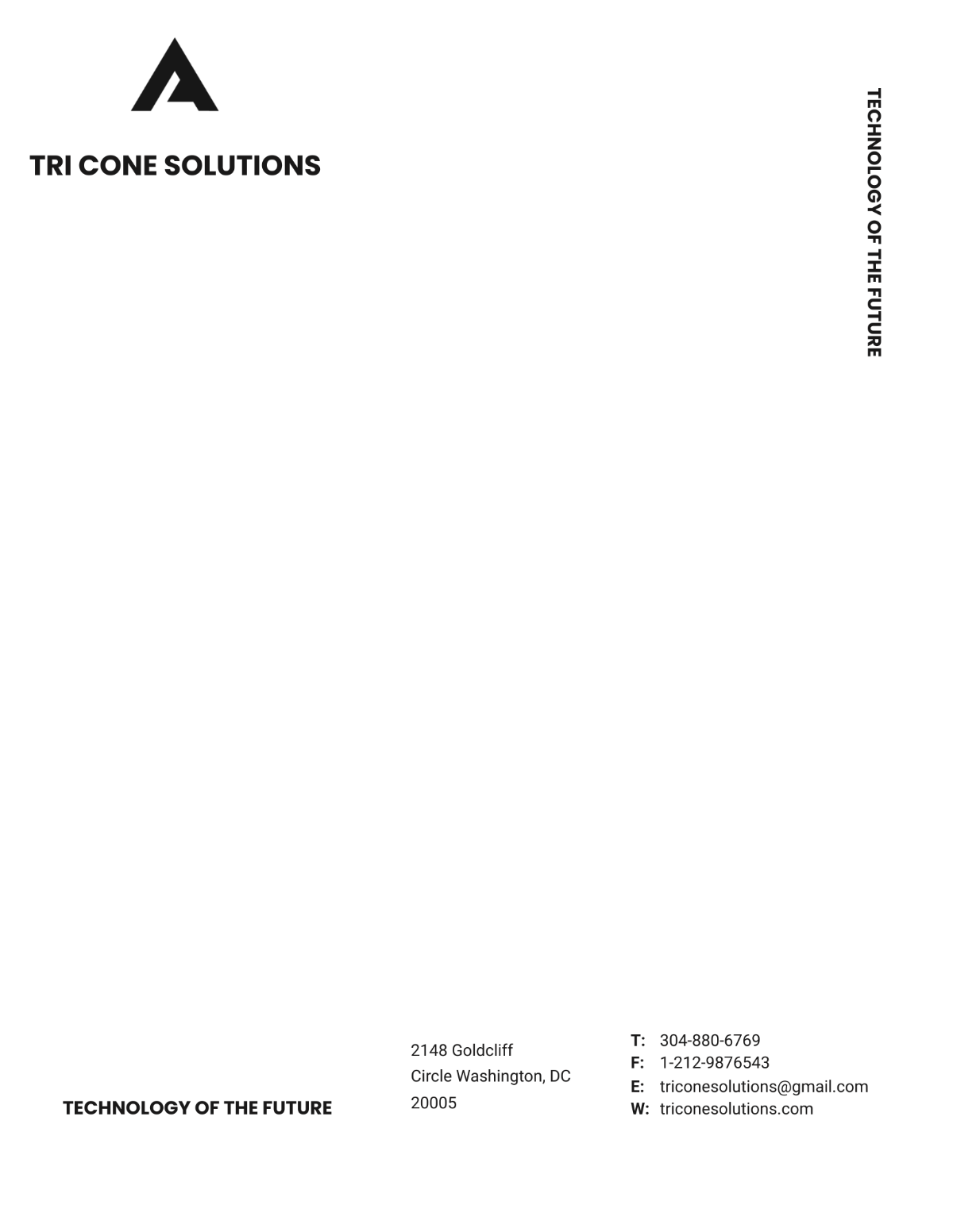 Clean Small Business Letterhead