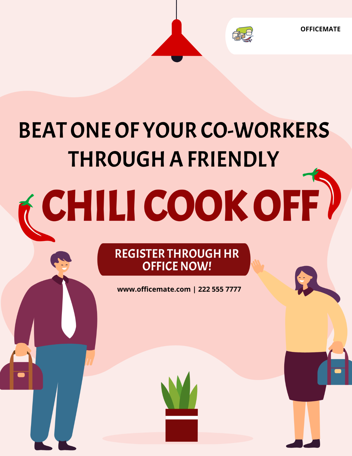 Office Chili Cook off Flyer Template - Edit Online & Download