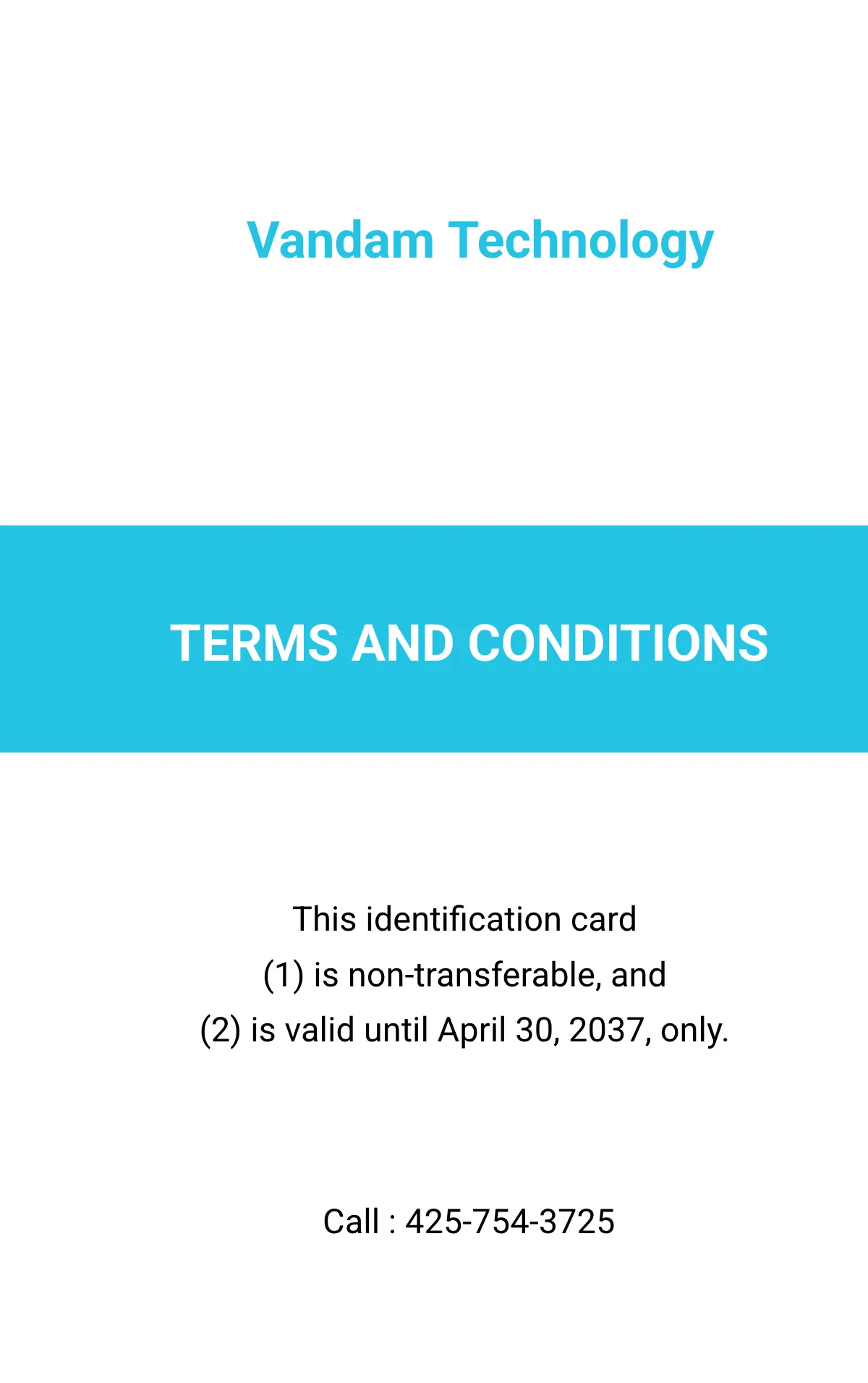 Free Executive ID Card Template to Edit Online