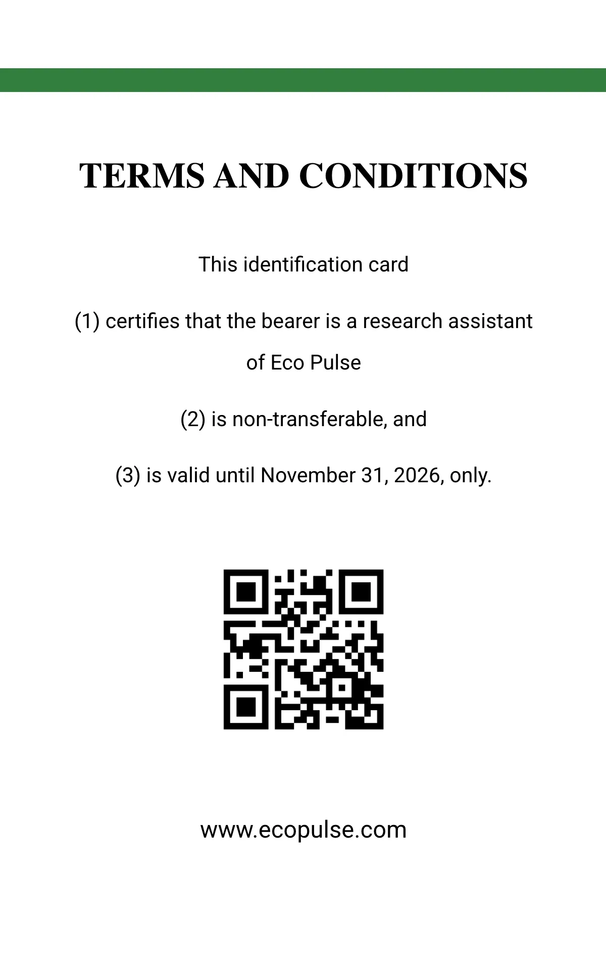 Free Government ID Card Template to Edit Online