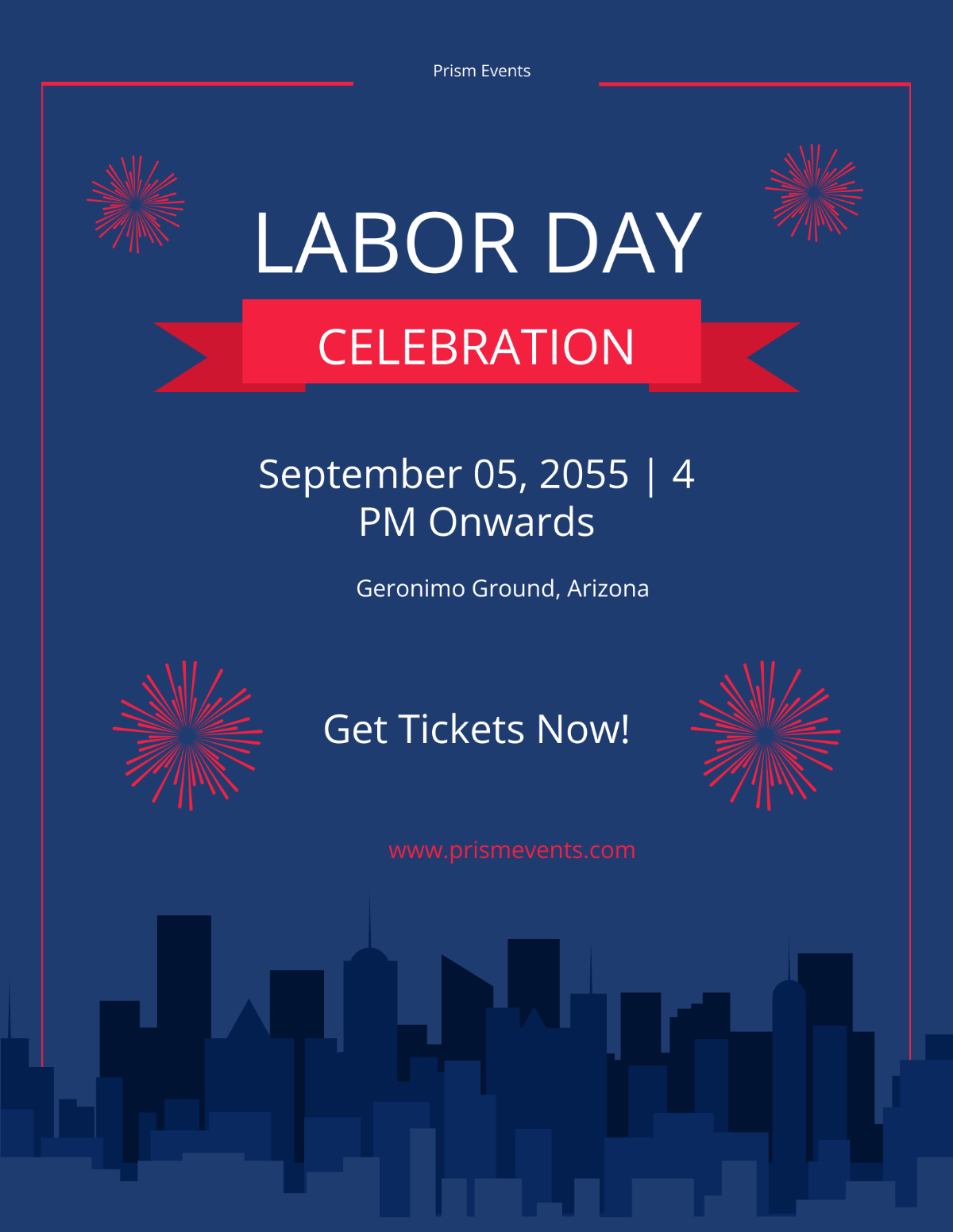 Labor Day Celebration Flyer