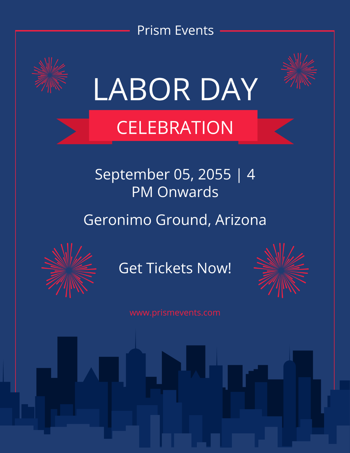 Free Labor Day Celebration Flyer Template