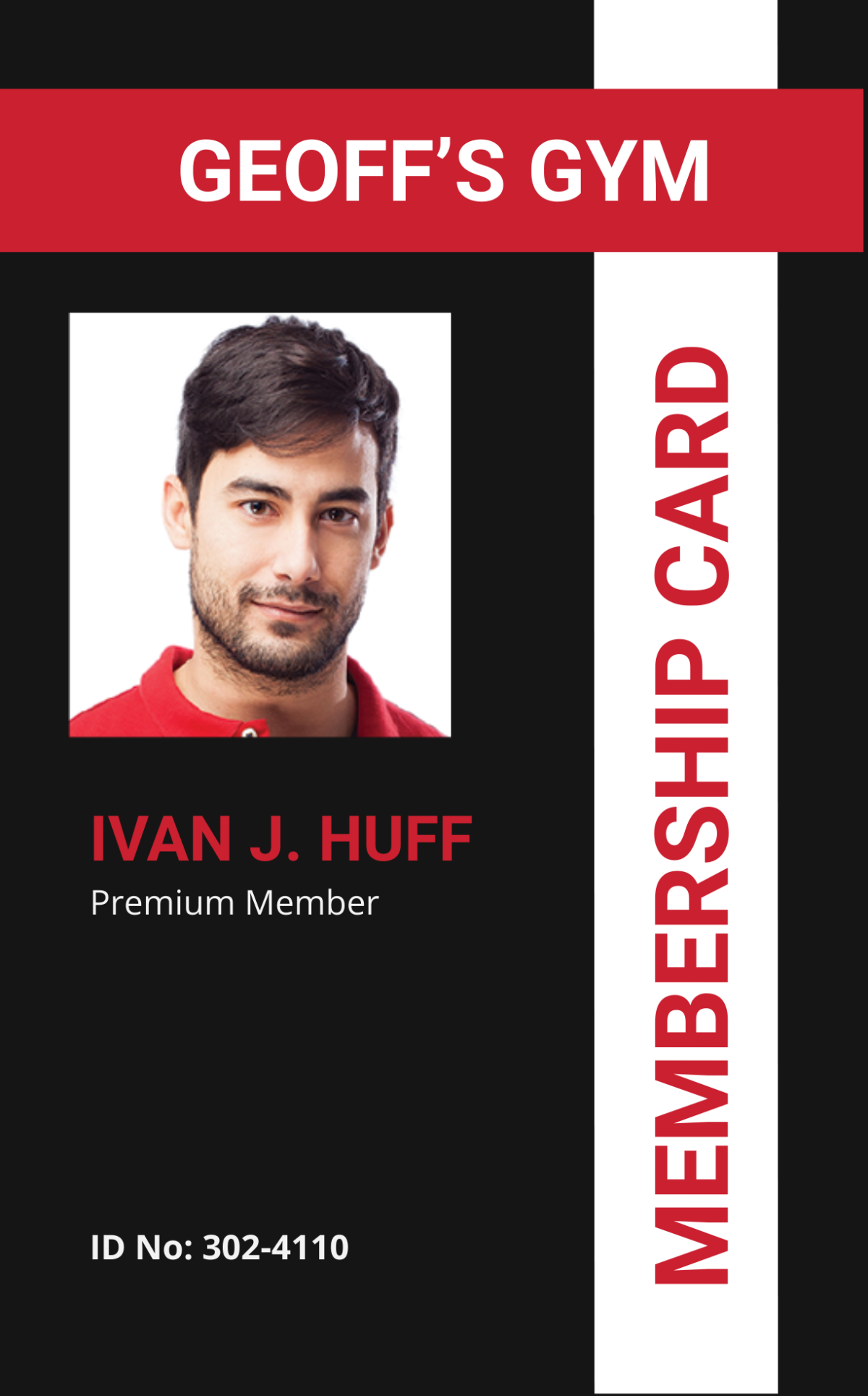 Membership ID card