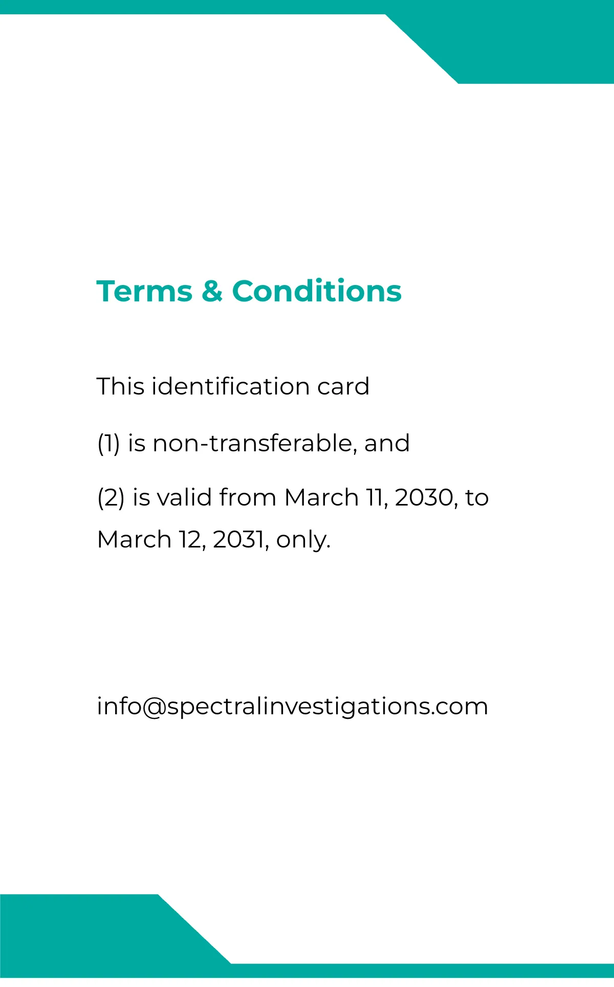 Free Paranormal ID Card Template to Edit Online