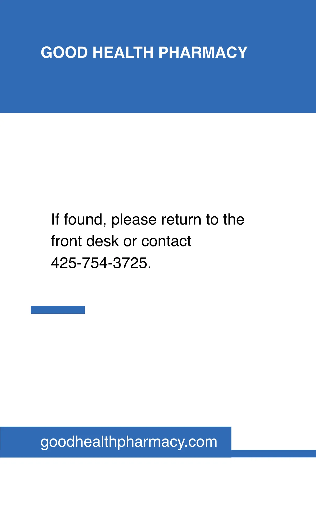 Free Pharmacy ID Card Template to Edit Online