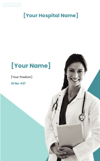 Portrait/ Horizontal Medical ID Card