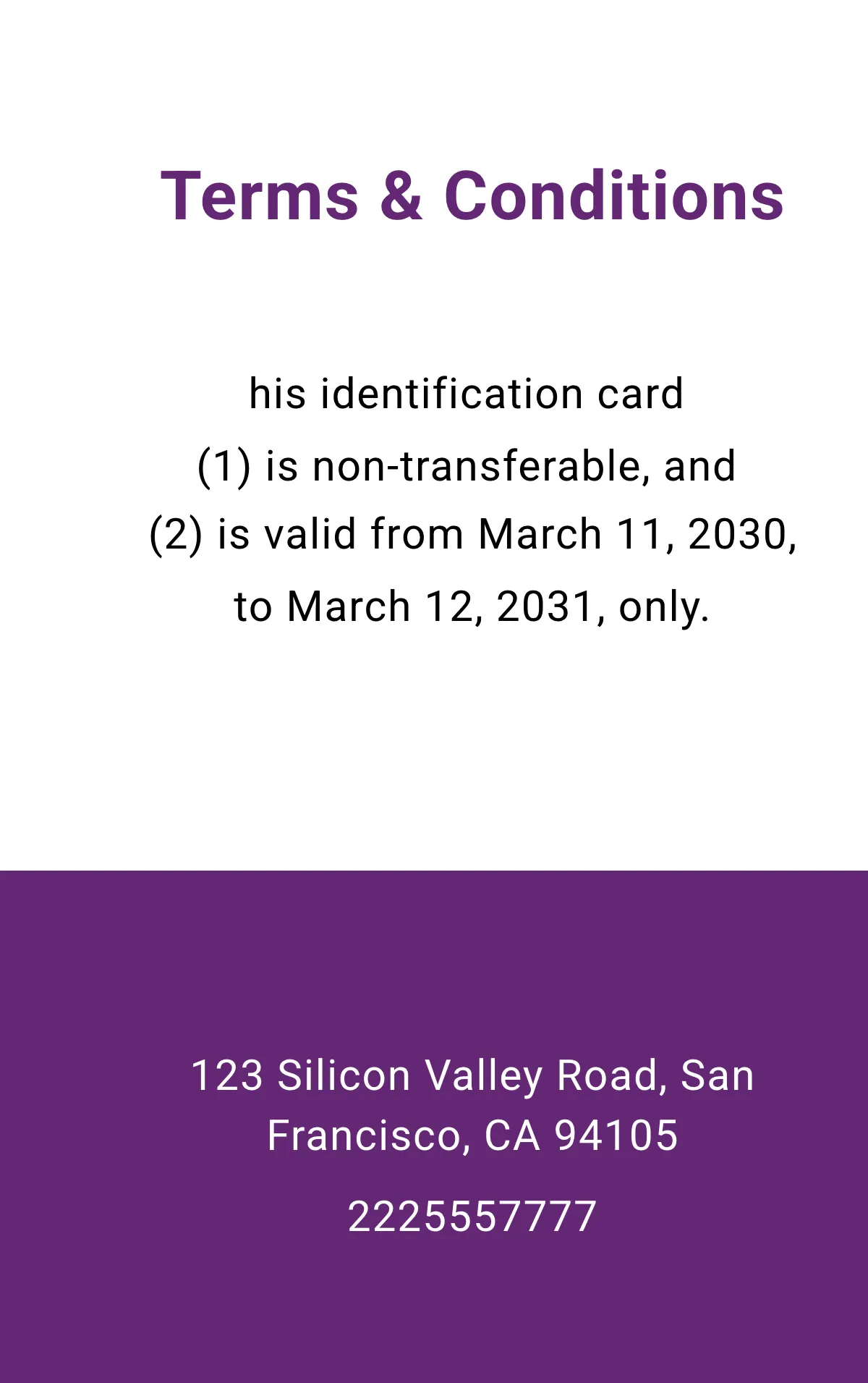 Free Techespo ID Card Template to Edit Online