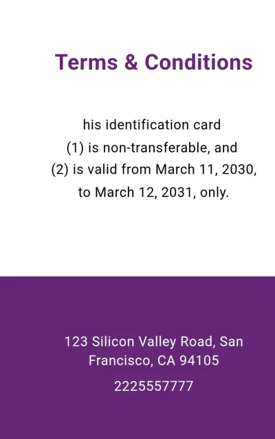 Free Techespo ID Card Template to Edit Online