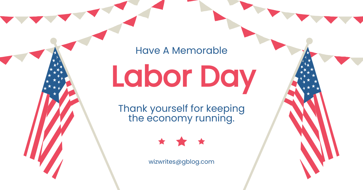 Labor Day Blog Banner Template