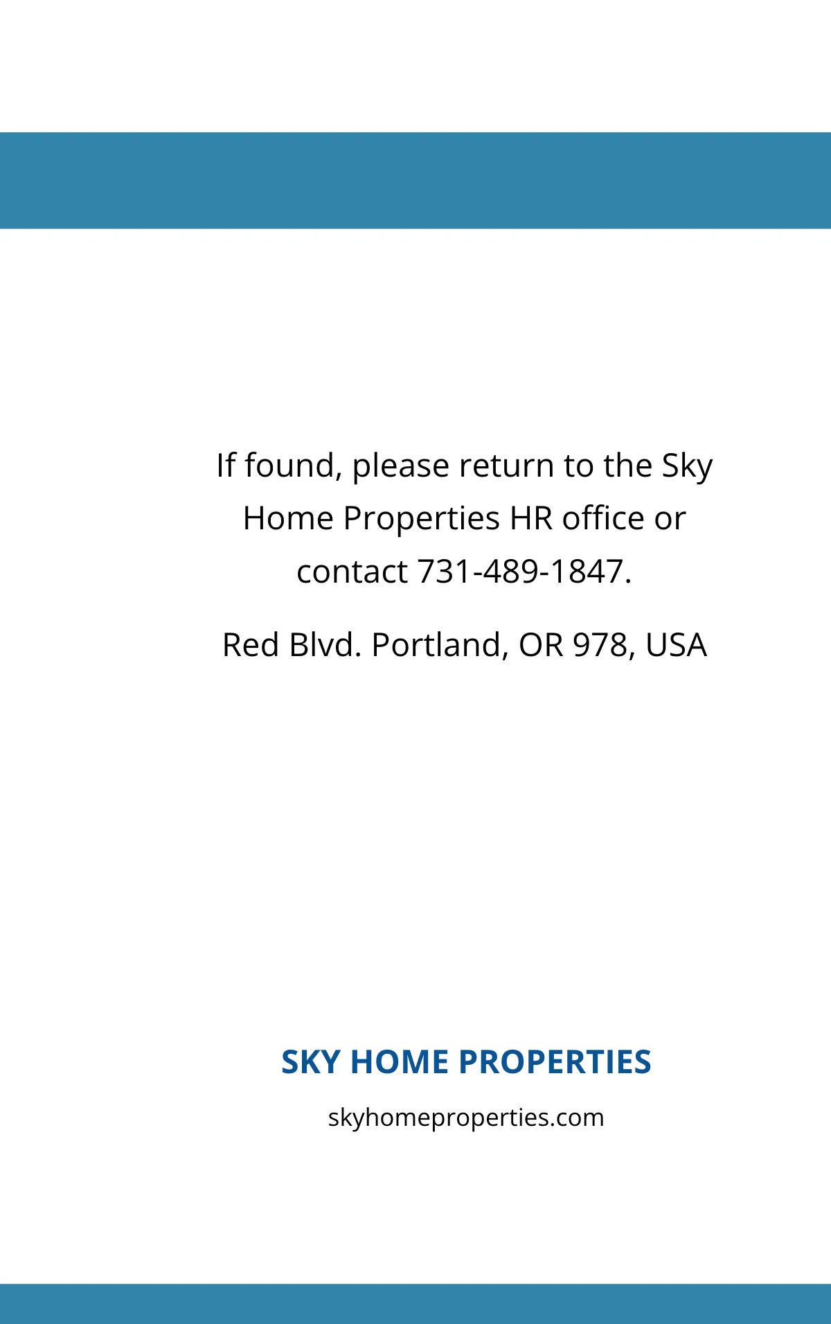 Free Classic Real estate ID Card Template to Edit Online