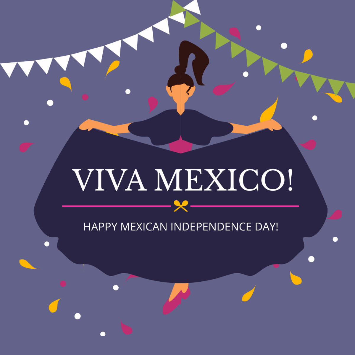 Mexican Independence Day Illustration