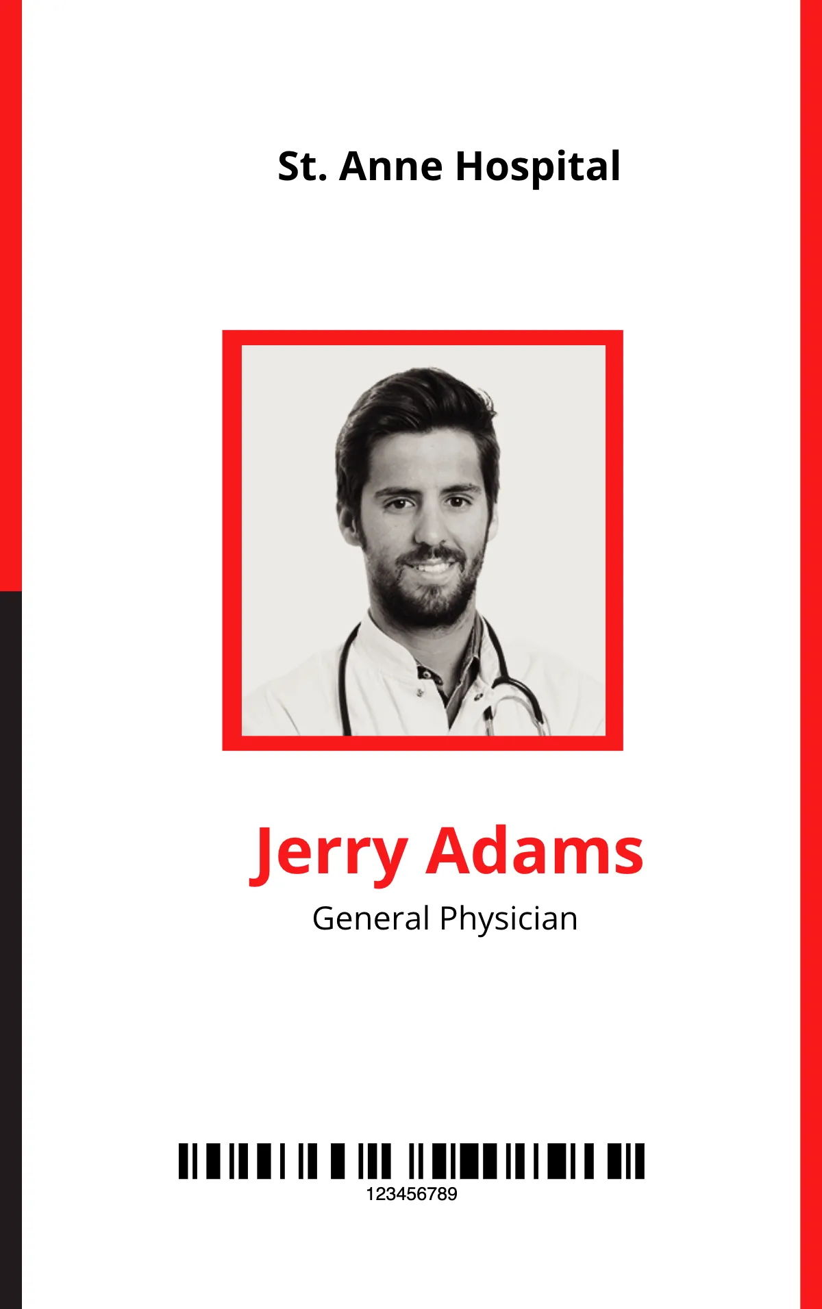 Free Blank Emergency ID Card Template To Edit Online Free Blank Emergency ID Card Template To Edit Online