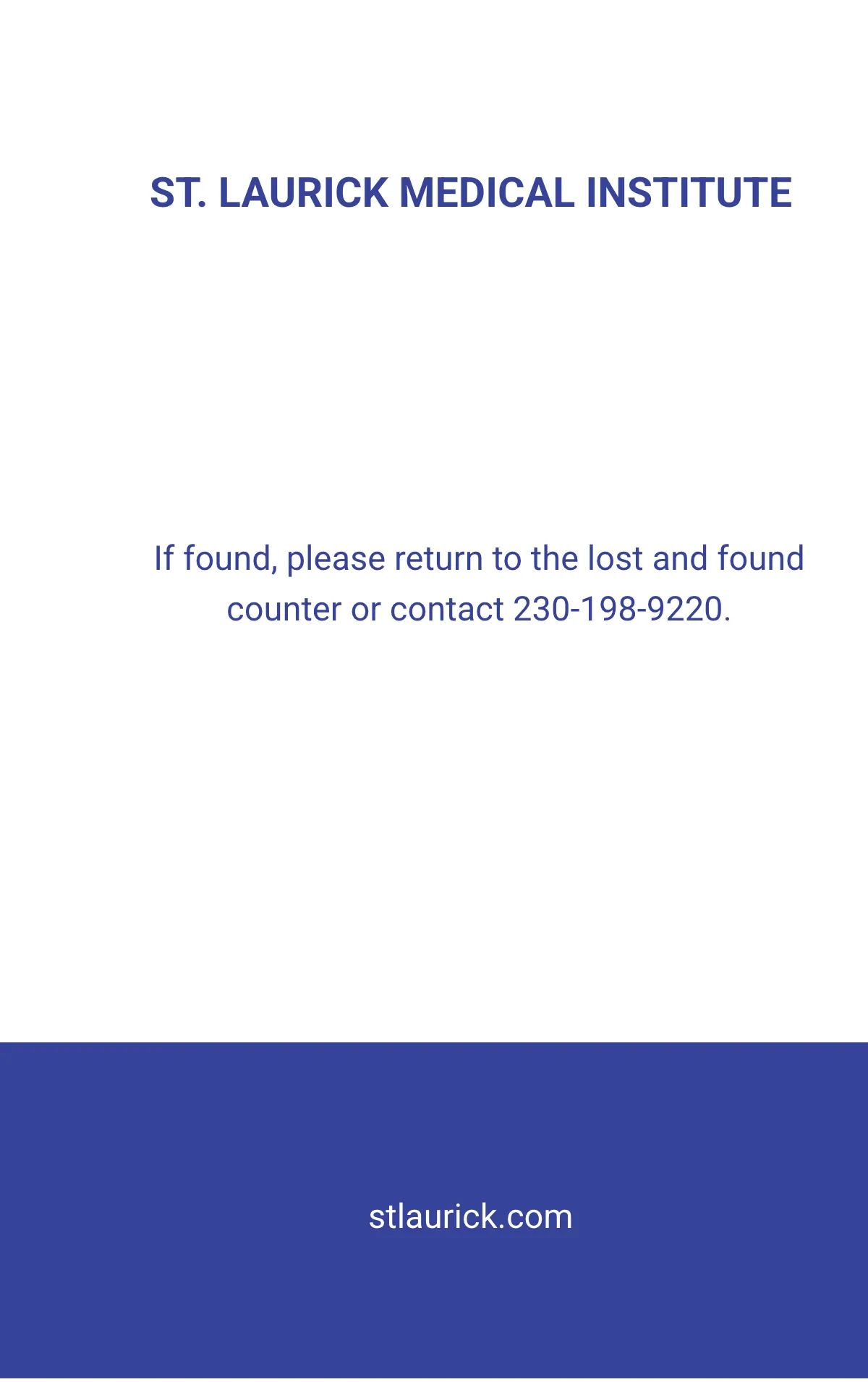 Free Blank Medical ID Card Template to Edit Online