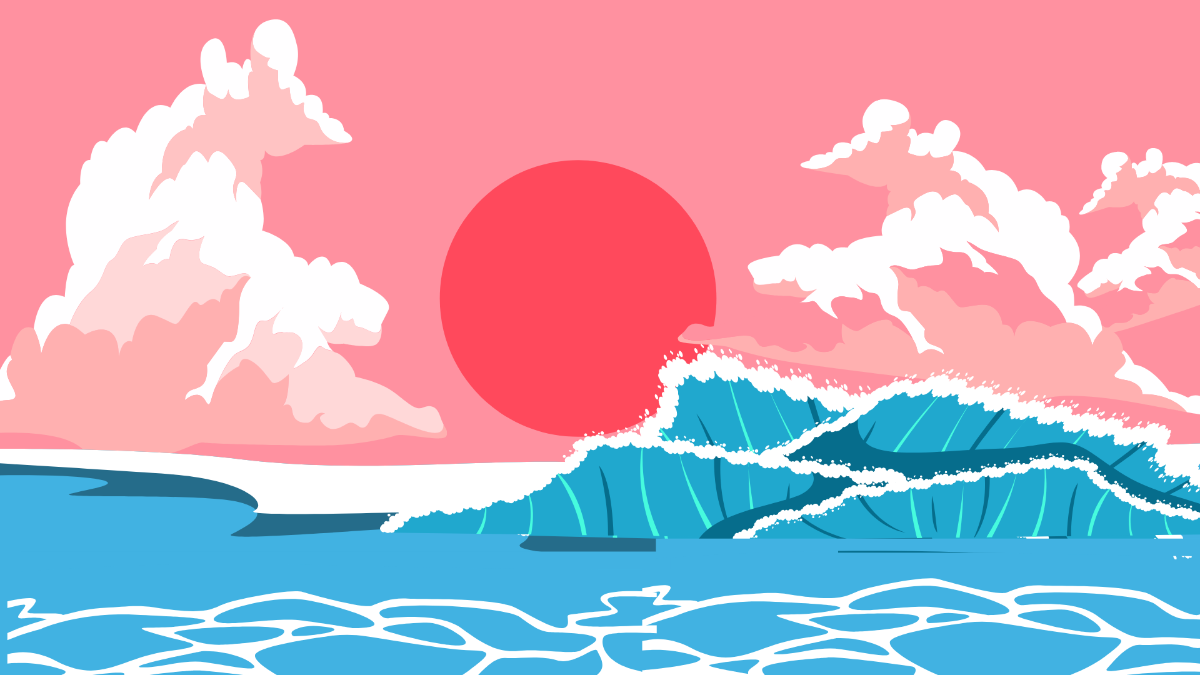 Summer Cool Background Template